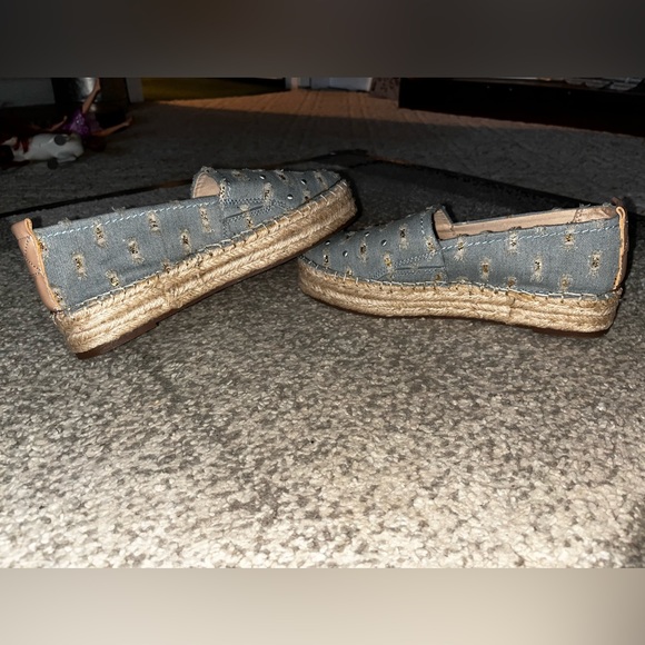 Sam Eldelman CIRCUS denim espadrilles NWOT - Picture 2 of 3